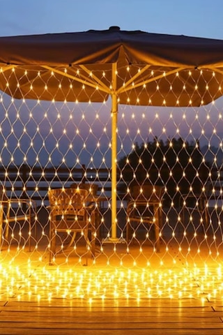 Ağ Led Işık 2x2 File Ağ Perde Led Işık Gün Işığı Eklemeli 190 Ledli Örümcek Ağı Işığı Yılbaşı Süsü Gün Işığı