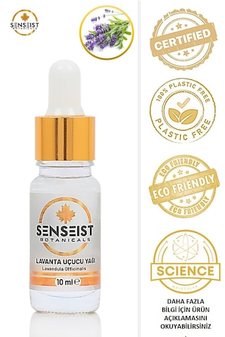 Senseist Botanicals Lavanta Uçucu Yağı 10ml %100 Saf -sertifikalı