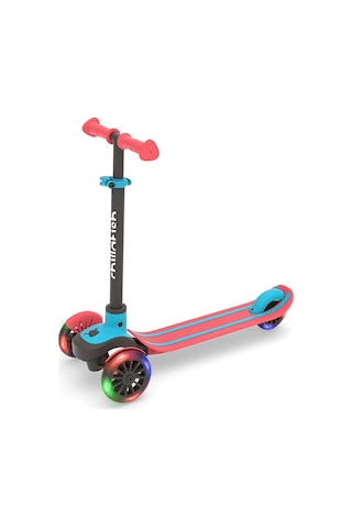 Chillafish Scotti Glow 3 Tekerlekli Işıklı Scooter - Kırmızı