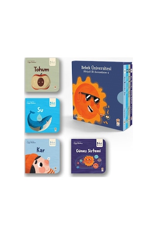 Sincap Kitap Bebek Üniversitesi Seti 4: Hikayeli İlk Kavramlarım 4 Kitap Takım - Çağrı Odabaşı