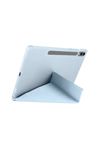 Samsung Galaxy Tab S10 Plus Uyumlu X820 12.4 İnç Katlanabilir Kalemlikli Standlı Akıllı Kılıf Kapaklı Kılıf