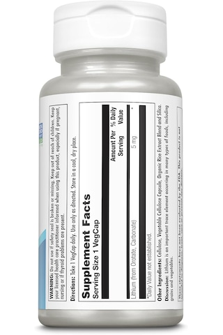 Kal Lithium Orotate 5 Mg 120 Kapsül