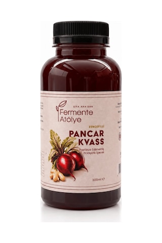 Zencefilli Pancar Kvass 300 Ml. 6'lı Fırsat Paketi Pet Şişede