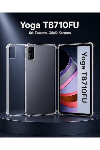 Len Yoga Tb710fu Uyumlu Tpu Şeffaf Arka Silikon Kapaklı Kılıf Len Yoga Tb710fu Uyumlu Tpu Şeffaf Arka Silikon Kapaklı Kılıf