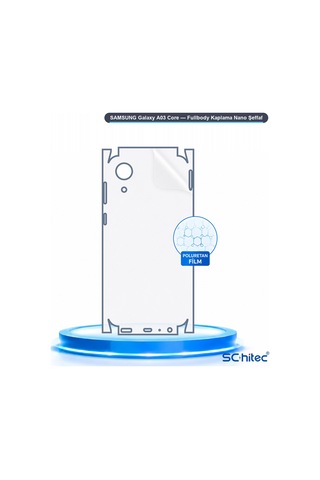 Samsung Galaxy A03 Core Uyumlu Fullbody Arka Kaplama Hidrojel Koruyucu Film 82278587
