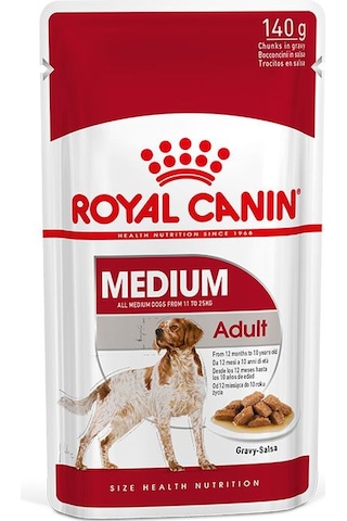 Royal Canin Medium Adult Orta Irk Yetişkin Köpek Yaş Maması 10 x 140 G