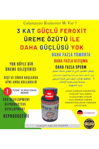 Feroxit Special Series Üreme Daha İyisi Yok Çok Güçlü Kızıştırıcı 100 G