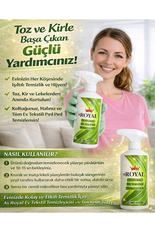 Ev Tekstili Leke Çıkarıcı Tekli