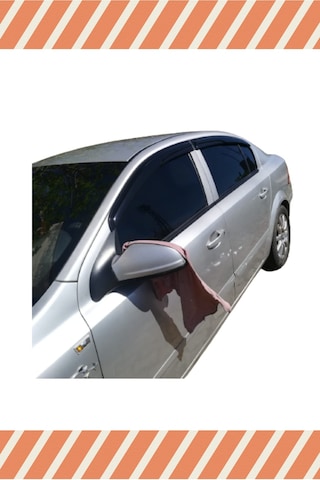 Opel Astra H Sedan 2008-2017 Modellerine Özel 4'lü Mügen Tip Cam Rüzgarlığı