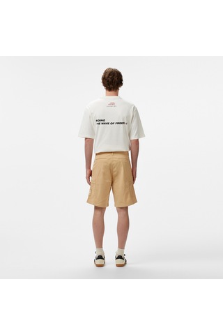 Unıted4 Yota Erkek Kahverengi Bermuda Şort Yota Kahverengi