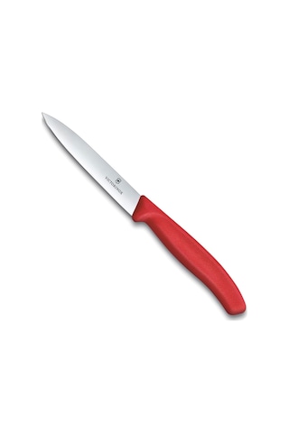 Victorinox 6.7701.c1 Swiss Classic 10cm Düz Soyma Bıçağı, Kırmızı Çok Renkli