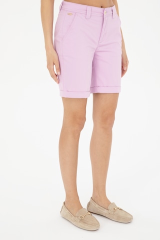 U.s. Polo Assn. Kadın Pembe Şort / Bermuda 50281722-vr041 Pembe