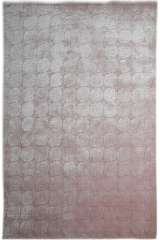 Çam Halı Emboss Jr 67 Pink Modern Desen Yeni Zellanda Yünü Ve Viskon El Dokuması Halı - 200x290 Pembe