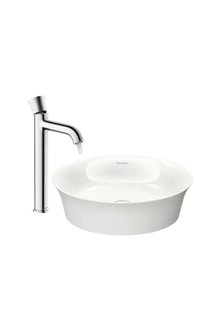 Duravit White Tulip Çanak Lavabo 43 Cm Lavabo Bataryası Xlarge
