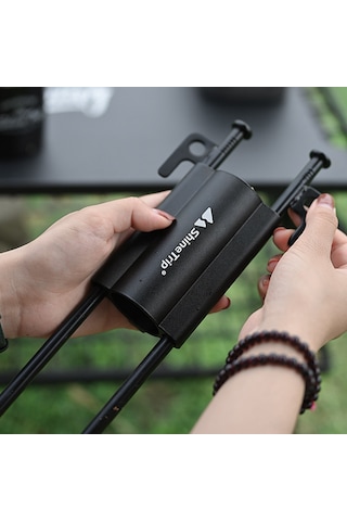 Samdoo Kamp Tente Ve Çadır Direk Sabitleyici - Alüminyum-kupür Malzeme - 25-33mm Çap Uyumlu - Titremeyi Önleyen Ayarabilir Somunlu Taban