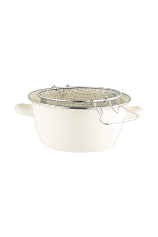 Salentino Kızartma Tenceresi - Beyaz - 22 Cm 8684427212172 Beyaz
