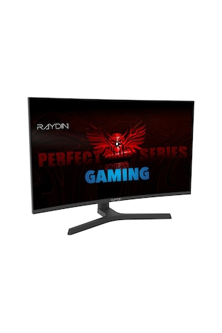 Raydın Eg27rfa-300hz, 27" , 1ms, 300hz, Full Hd, 350 Nits, 2xhdmı, Dp, Hoparlör, Va Led, R1500 Curved, Yükseklik Ayarlı Ayak, Frameless, Freesync Gaming Monitör