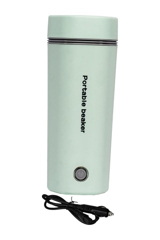 Suntek 400 ML 24 V Hızlı Kaynayan Araba Elektrikli Su Isıtıcısı Yeşil