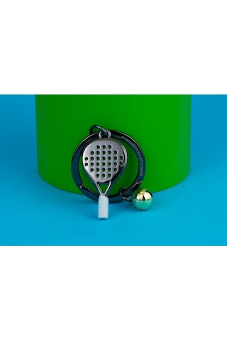Metalmorphose Padel Tenis Anahtarlık Siyah