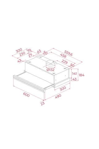 Teka CNL 6400.2 Sürgülü Aspiratör