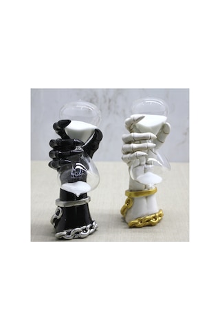 3 Adet El Tasarımlı Kum Saati Polyester Dekoratif Ürün, El Tasarımı Detayı, Hourglass Sand Timer Alk4396