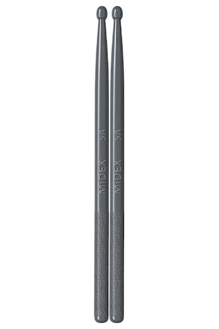 Midex Gfk-901gry Pro 5a Profesyonel Kırılmaz Baget Fiber Karbon Drumsticks Gri Renk Davul Bateri Bageti