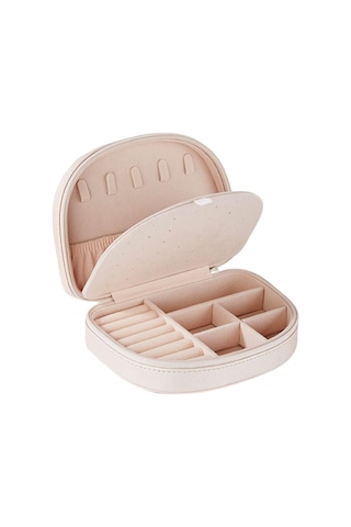 Homyl Küçük Mücevher Kutusu Organizatör Yüzük Kayısı Kayısı