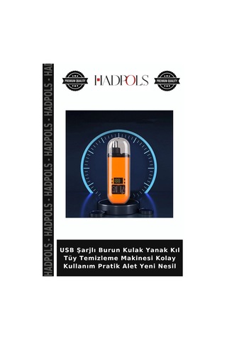 Usb Şarjlı Burun Kulak Yanak Kıl Tüy Temizleme Makinesi Kolay Kullanım Pratik Alet Yeni Nesil