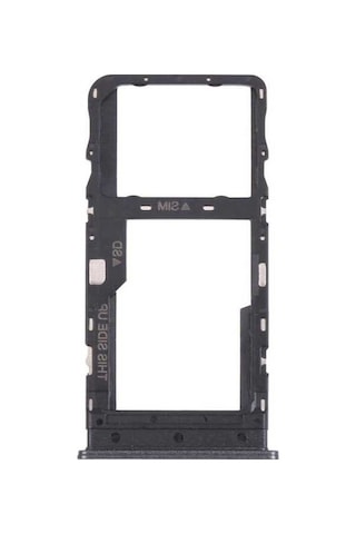 Moda Sim Kart Ve Micro Sd Kart Tepsisi Seti + Tcl 10l/10 Lite T770h T770b Siyah Uyumlu