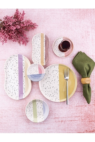 Bambum Lara - 26 Parça Porselen Kahvaltı Takımı Rafael Diğer