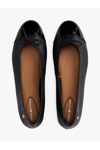 Tommy Hilfiger Kadın Babet Ayakkabı Fw0fw08830bds Siyah