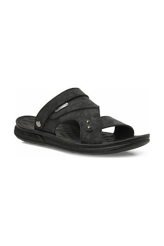 Polaris 410014 Erkek Günlük Terlik Hafif Sandalet Siyah