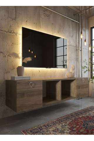 Resital Tv Ünitesi S1243-2 Ceviz Ceviz