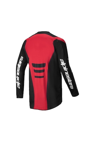 Alpinestars Fluid Haul Off-road Motosiklet Jerseyi Siyah Beyaz Kırmızı