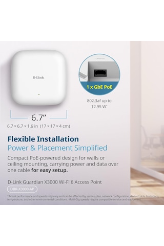 D-link Br-x3000-ap Ax3000 Wi-fi 6 Smart Access Point