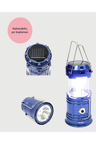 Katlanabilir Usb Çıkışlı Kamp Feneri Şarj Edilebilir, Dalı Ve Semeglbl - 59 Çok Fonksiyonlu