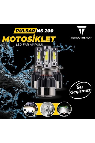 Bajaj Pulsar Ns200 Led Motosiklet Far Ampulü Beyaz