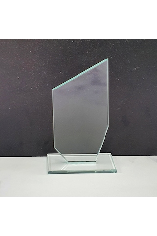 Decorita Plaket | Kristal Cam Plaket|Şekil-2|Baskısız|10'lu Takım