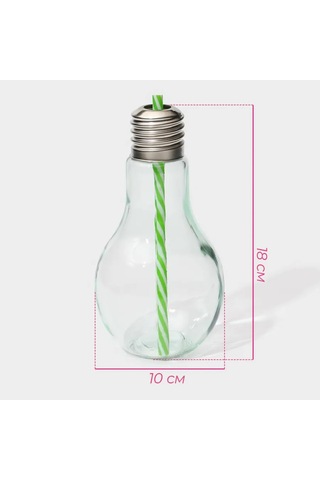 Dolana 500 Ml Cam "ampul" Şişe Lamba Camdan Pipetli Ve Kapaklı 139713299 Beyaz