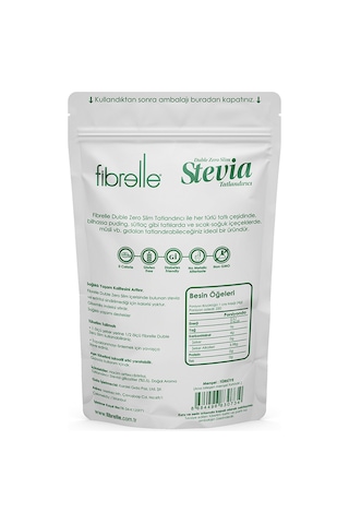 Fibrelle Double Zero Slim Stevialı Tatlandırıcı 1kg