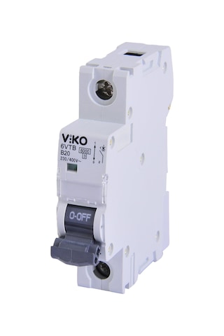 Viko 6vtb-1b20 Otomatik Sigorta 6ka B Tipi 1 Kutup 20a 10