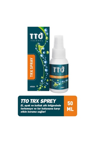 Tto Trx Sprey Ve Roll-on Paketi Terleme Önleyici Çay Ağacı Yağı / Tea Tree Oıl