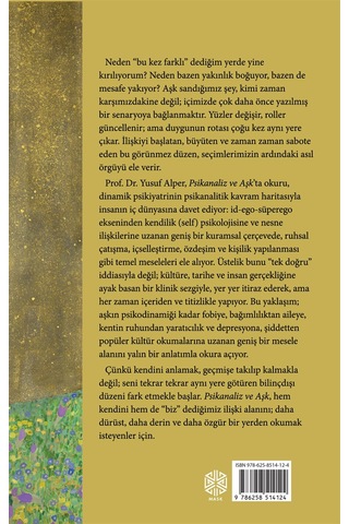 Psikanaliz Ve Aşk / Tutkunun Bilinçdışı Haritası / Yusuf Alper