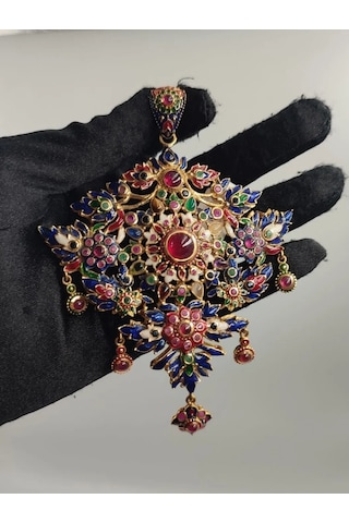 Gümüş Mine İşlem Kolye Uç 205