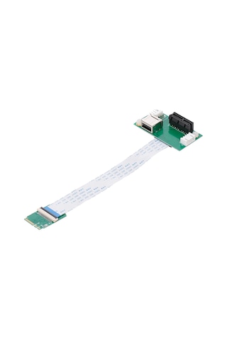 Geeroyoo Mini Pcı-e'den Pcı-e 1x'e Çevirici Uzatma Kablosu, 1x/4x/8x/16x Desteği, Dikey Yuva, Kolay Kurulum Plug & Play