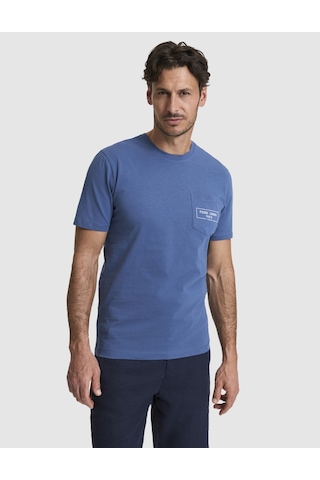 Pierre Cardin Erkek İndigo Tişört 50327866-vr028