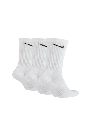 Nike Everyday Cush Crew 3pr Sx7664-100 Unisex Çorap Beyaz