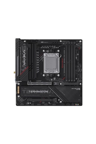 Maxsun Termınator B850m Dark Wıfı 8000 Oc Dp Hdmı M.2 Matx Ddr5 Am5 Anakart