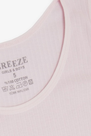 Breeze Kız Çocuk Atlet Geniş Askılı Fitilli 3-11 Yaş, Pembe-pembe Pembe