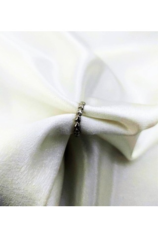 GÜMÜŞ KAPLAMA KARARMAZ TAM TUR KALP FİGÜR ALTTAN AYARLI EKLEM YÜZÜK-YÜZÜK21 Gümüş